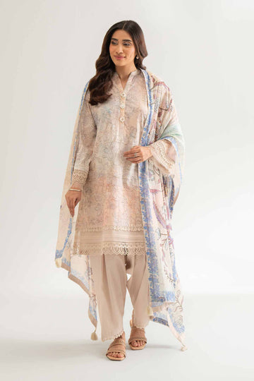 Nishat Linen 3 Piece - Digital Printed Suit - 42501892 Online Shopping